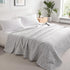 3 68x92 NTBAY Layers Cotton Muslin Twin Bed Blanket, Super Soft Breathable Thermal Yarn Dyed Quilt for Adults, Perfect