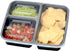 SimpleHouseware 10 Pack 3 Compartment Food Grade Meal Prep Storage Container Boxes (36 ounces)