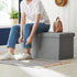 30 Inches 21 660 lb, ULSF001G02 SONGMICS MAZIE Collection - Ottoman Storage Bench, Gal. Folding Chest with Breathable