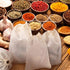 Boao 24 Pieces Spice Bags for Cooking - Reusable Empty Tea Bags, Drawstring Muslin Bags (3 x 4 Inch)