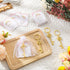 Ferreve 50 Sets Baby Shower Bottle Opener Favors Included Bottle Opener Keychain Crown Charms Keychain Thank You Cards