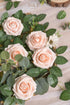 N&T NIETING Artificial Flowers, 25Pcs Fake Roses for DIY Wedding Bouquets, Home Decorations, Blush