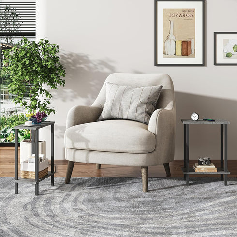 TB01BY062 TUTOTAK Small Side Table, Narrow End Table, Skinny Sofa Table, Slim Nightstand, Couch Table, Living Room, Bed