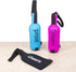Creative Home Neoprene Single Wine Carrier, Champagne Bottle Protective Travel Gift Bag, 5-1/8" W x 11-3/4" H, Pink