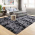 Tepook Soft Fluffy Area Rug, Modern Shaggy 3x5 Fuzzy Rug for Bedroom, Non-Slip Dark Grey Indoor Nursery Decor