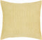 Better Trends Jullian Collection, Super Soft 100% Cotton Tufted Euro Sham, Yellow