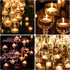 Set of 48 Unscented Floating Candles, 2 Inch Small Candles for Centerpieces and Home Decorations