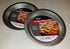 Two 9 inch Heavyweight Steel Non-Stick Bakeware Pie Pans Set with Even Heating (Standard Version)