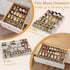 8-Pack (13" 26") 56 Spice Drawer Organizer, Expandable Acrylic Seasoning Rack to with Anti-Slip Mat, Kitchen Spice Rack