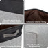 DECOMOMO Large Storage Baskets, 54.5L Fabric Bins for Organizing Laundry, Nursery, Toys (Grey and Black, XXXL)