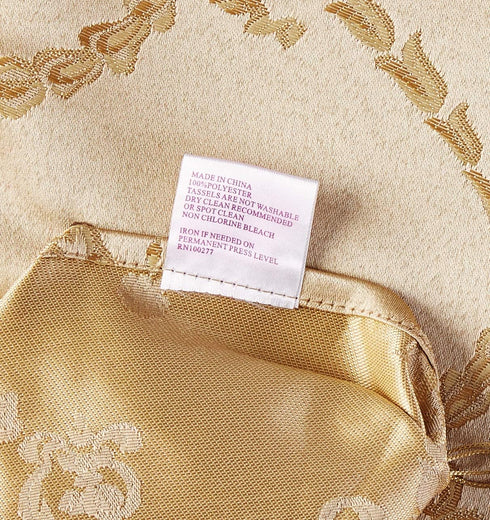 13" 70" Violet Linen Prestige Damask X Gold Table Runner