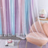84 Inches 2 W52 L84 XiDi Pink and Purple Curtains Long for Girls Bedroom Panels Blackout Rainbow Nursery Curtains