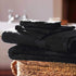 Set 8 Set 100% 2 27x54, 2 16x28 4 13x13 BOUTIQUO Black Towel - Piece Bathroom Towel - Ring Spun Cotton, Bath Towel Hand