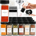 SAVVY & SORTED Glass Spice Jars with Label 24 PK - 4