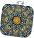 3D Rose Matar Mandala Pot Holder, 8" x 8"