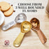 Apace Living Coffee Scoop Set of 2 - 2 Tablespoon (2 Tbsp / 1/8 Cup / 1 oz) - Best Stainless Steel Measuring Spoons