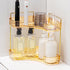 Counter Countertop (2 Corner Bathroom Organizer Bathroom Shelf Makeup Organizer for Vanity Perfume Tray for Corner