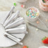 6PCS Mini Small Tiny Tongs - 4.25 Inch Stainless Steel Tongs for Serving Food, Durable Kitchen Metal Tongs for Ice,