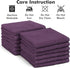 Novo Home Pack 12 100% (12x12 inch) Face Towels of Cotton Wash Cloths Soft, Quick Dry & Highly Absorbent Hand Towels