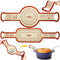 Sourdough Silicone Bread Sling for Dutch Oven, 2PCS Non-Stick Reusable Baking Mat