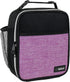 opux Premium Insulated Lunch Box, Soft School Lunch Bag for Kids, Heather Purple