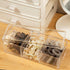 Hair Accessories Organizer for Girls, Acrylic Hair Tie Holder with 3 Compartments for Headbands, Bows, Clips