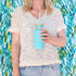 Ello Impact 8 Pack Reusable Plastic Straws, Dishwasher Safe, BPA-Free with Cleaning Brush, Rosewater