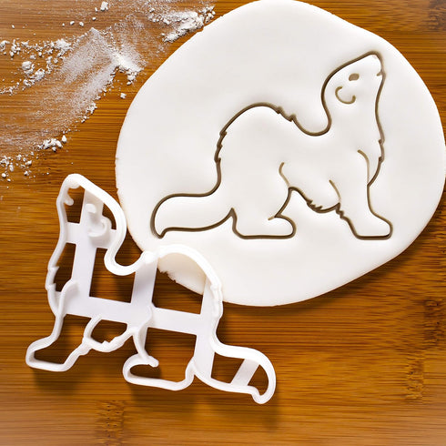 Set of 2 Ferret Cookie Cutters - Designs: Body & Love, 2 Pieces by Bakerlogy