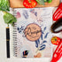 Performore My Recipe Journal - 8.5” x 11” Spiral Notebook with 100 Blank Pages, Includes Pen and Slipcase