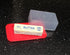 Dependable Products Standard Butter Dish with Red Base and Smoked Clear Lid, BPA-Free, Durable Plastic, Keeps Butter