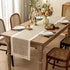 63 Inches,Waterproof Table Runners Boho Table Runner with Tassel Fringe,Table Runner for Party Coffee Table