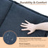 18" 42" 1.5", Set 2 C-Hopetree Indoor High Back Rocking Chair Cushions for Glider and Swivel Rocker, Outdoor