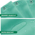 Biscaynebay Quality Fabric Shower Curtain Liners, 72 Inch Teal Water Resistant Bathroom Curtains