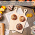 8 Pcs Mini Wooden Cutting Board with Handle, 9.45 x 3.54 Inch, Thicken Wooden Chopping Board for Kitchen Cheese Crafts