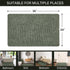 LOCHAS Luxury Shaggy Bathroom Rug 24 x 36 Inch, Washable Non Slip Bath Mat, Soft Plush Chenille Sage Green