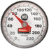 Rubbermaid Commercial Products Instant Read Thermometer, Pocket Size, Red for Meat/Food Cooking