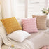 TAOSON Pack 2,Valentines 20x20 inch of Day Decoration White Heart Soft Plush Faux Fur Jacquard Throw Pillows Soft Couch