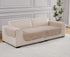 32x52 inch Couch Covers Ottoman Covers, Anti-Slip Washable Corduroy Stool Furniture Protector (Brown)
