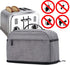 VOSDANS 4 Slice Toaster Cover, Gray, 2-in-1 Toaster Bag with Pockets, Machine Washable, Patent Design