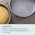 Chicago Metallic 59628 8-Inch Non-Stick Round Cake Pan - Commercial II for Traditional Cakes and More