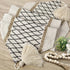 36 Inches, yuboo Boho Table Runner Triangular End, Small Table Runners Macrame Dresser Cover Top for Nightstand, Coffee
