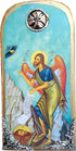 Wooden Greek Christian Orthodox Wood Icon of Saint John The Baptist