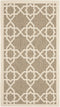 SAFAVIEH Courtyard Collection Accent Rug - 2' x 3'7", Brown & Beige, Non-Shedding, Easy Care, Indoor/Outdoor, Washable
