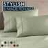 HC Collection Pillow Cases Standard/Queen Size Set of 2 - Microfiber, Extra Soft, Sage