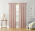 Sun Zero Easton Energy Saving Blackout Curtain Panel, 40" x 63", Blush Pink