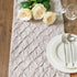 The White Petals Natural Oatmeal Dresser Scarf Table Runners, 14x36 inch, Pack of 1, Fabric Lined for Home, Kitchen,