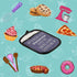 Funny Oven Pads Pot Holder with Pocket, "My Cooking is So Awesome Even The Smoke Alarm Cheers Me On"