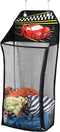 Store&Score Over The Door Hanging Kids LED Race Car Light-Up Laundry Hamper, Toy Chest, Metal Hooks