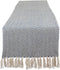 DII Woven Basic Tabletop Collection - Chevron Table Runner, 15x72, French Blue