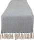 DII Woven Basic Tabletop Collection - Chevron Table Runner, 15x72, French Blue